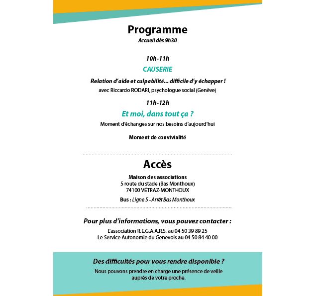 Conférence : Paroles d'aidants - Maison des habitants