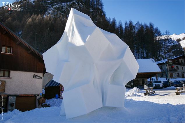 Concours international de Sculpture sur Neige_Valloire - Marie Collomb / Valloire Tourisme