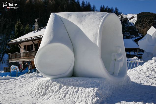 Concours international de Sculpture sur Neige_Valloire - Marie Collomb / Valloire Tourisme
