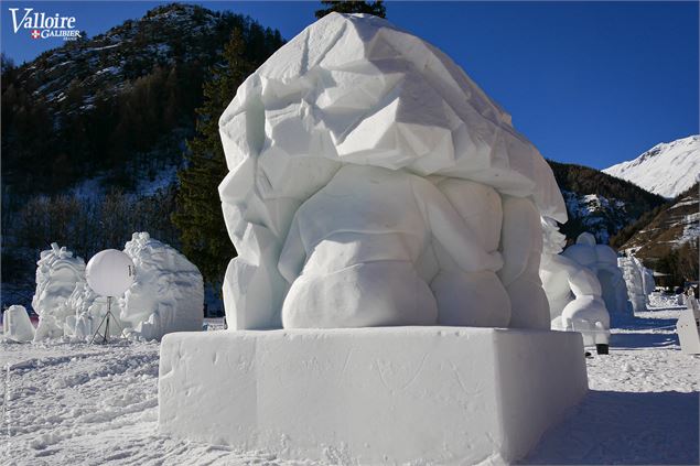Concours international de Sculpture sur Neige_Valloire - Marie Collomb / Valloire Tourisme