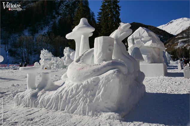 Concours international de Sculpture sur Neige_Valloire - Marie Collomb / Valloire Tourisme