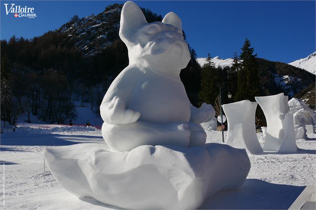 Concours international de Sculpture sur Neige_Valloire - Marie Collomb / Valloire Tourisme