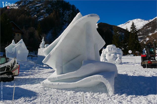 Concours international de Sculpture sur Neige_Valloire - Marie Collomb / Valloire Tourisme