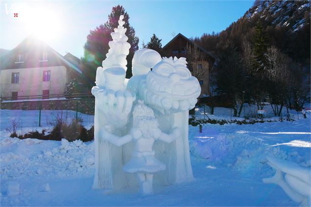 Concours international de Sculpture sur Neige_Valloire - Marie Collomb / Valloire Tourisme