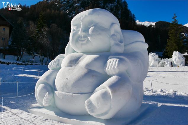 Concours international de Sculpture sur Neige_Valloire - Marie Collomb / Valloire Tourisme
