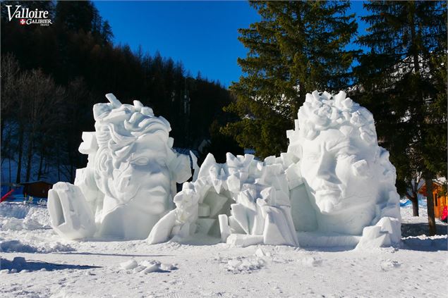Concours international de Sculpture sur Neige_Valloire - Marie Collomb / Valloire Tourisme