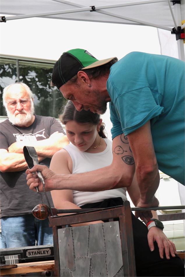 Atelier mobile de soufflage de verre par 