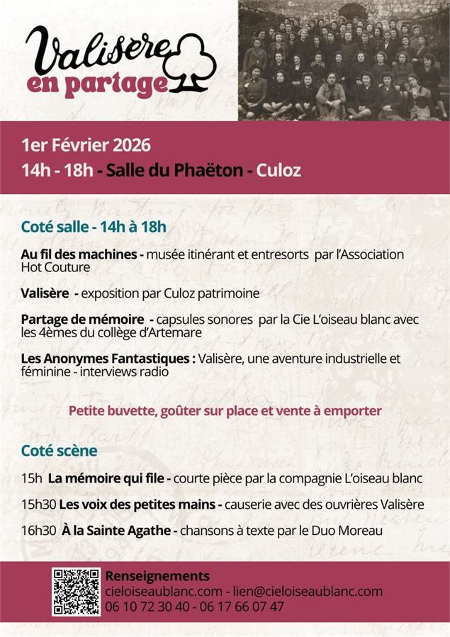 Valisère en partage - Cie L'oiseau blanc