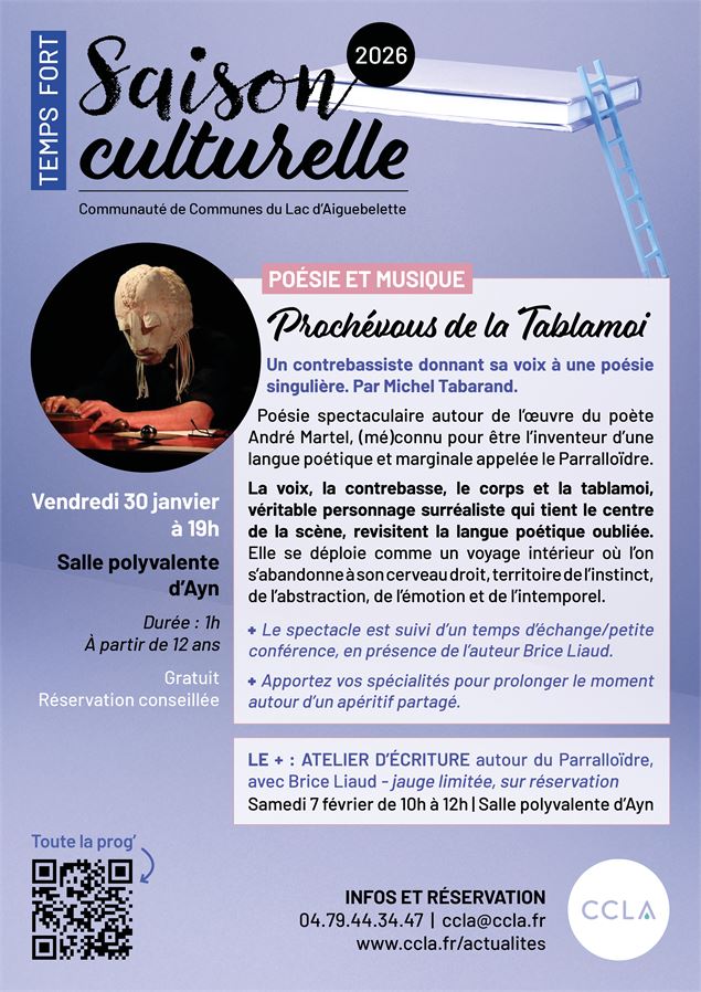 Poésie et musique “Prochévous de la Tablamoi” - Le P'tit Denfert