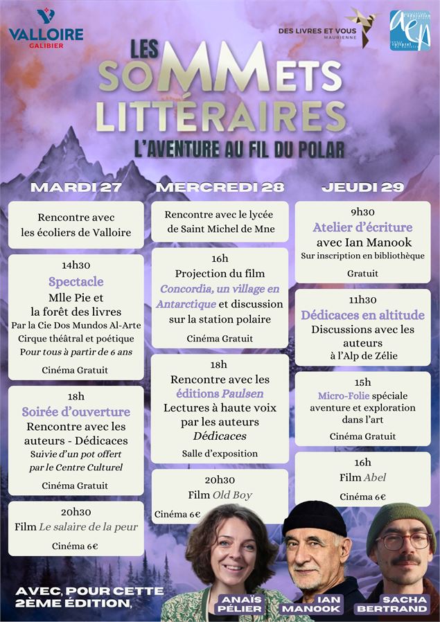 Les sommets littéraires_Valloire - Marie Collomb / Valloire Tourisme