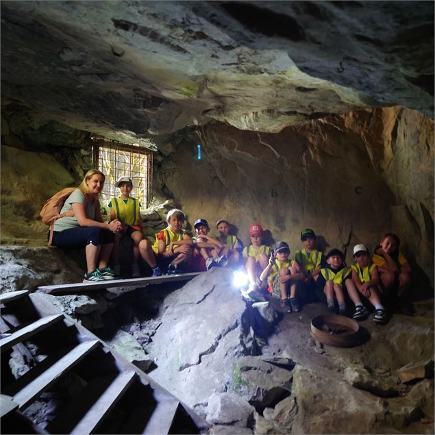 à l'intérieur de la grotte - Jean-François Durand