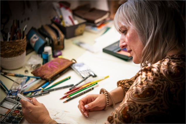 Défilé Haute Couture - Maison Perrissin Fabert - Galerie d'art Barbara Thollot_Samoëns - Maison Perr