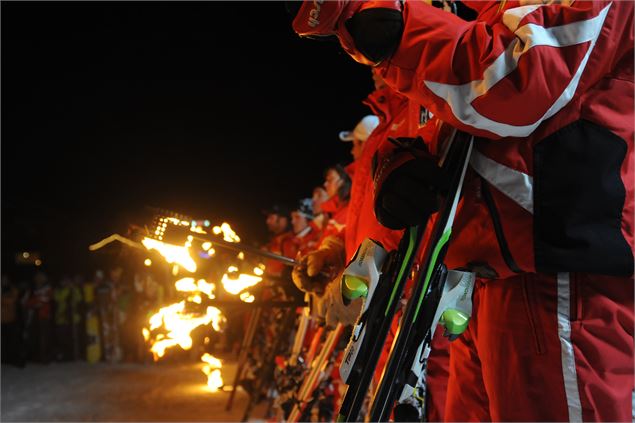 Bénédiction des skis et des moniteurs - Philippe Gal/OTMLC