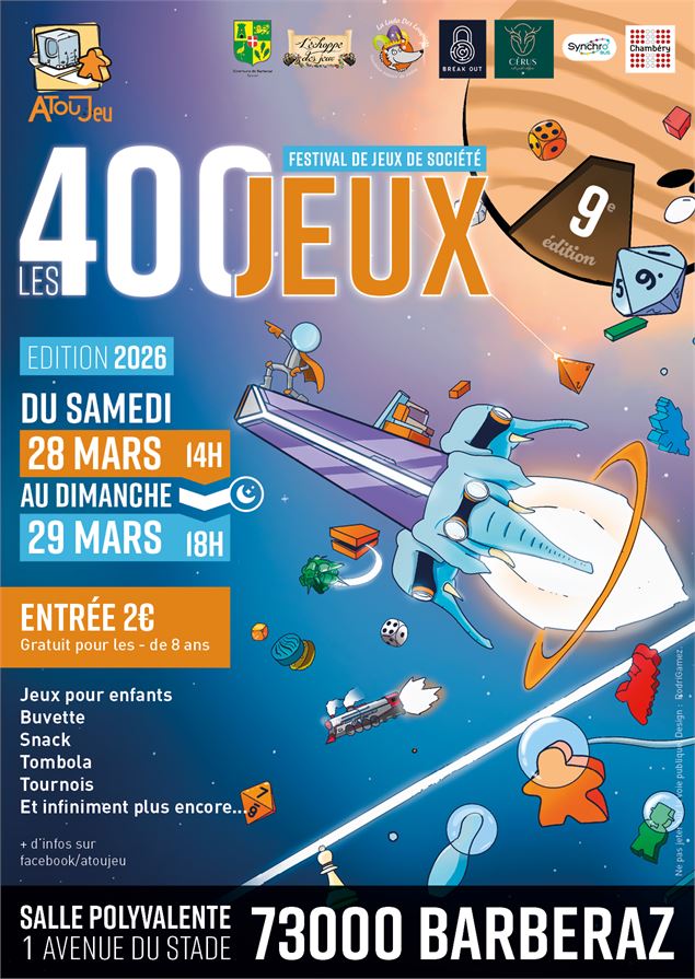 Festival de jeux de société : Les 400 Jeux - 9ème édition_Barberaz - Lucie Borget