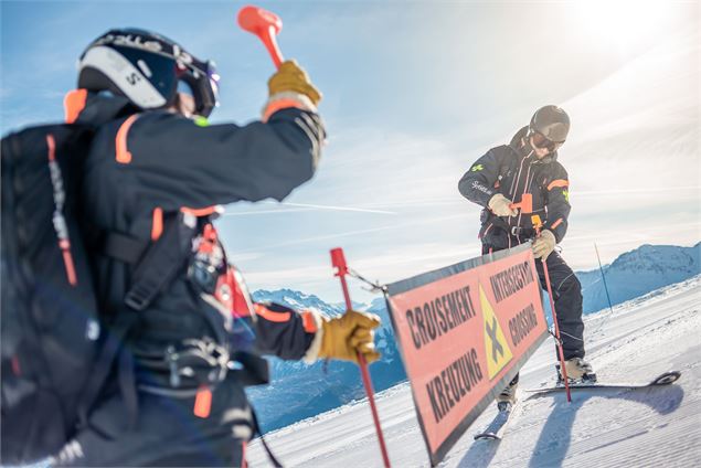 First track aux Sybelles_Le Corbier