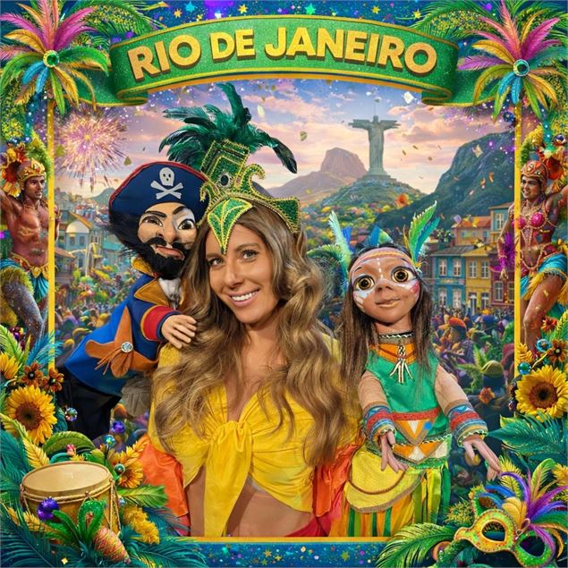 Guignol Rhône Alpes et Rio le majestueux perroquet - Rr