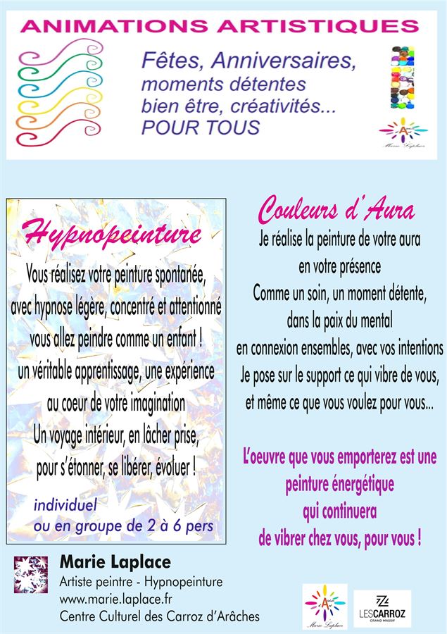 ATELIER Hypnopeinture avec Marie Laplace_Les Carroz-d'Arâches