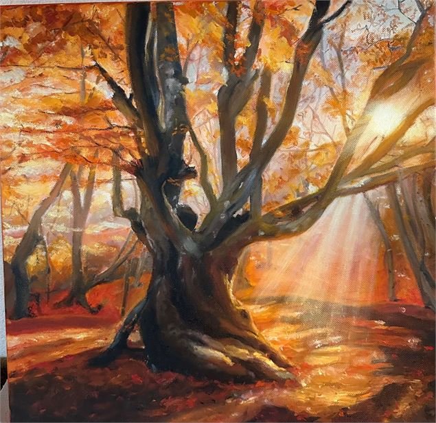 Forêt lumineuse - Isabelle Daimez