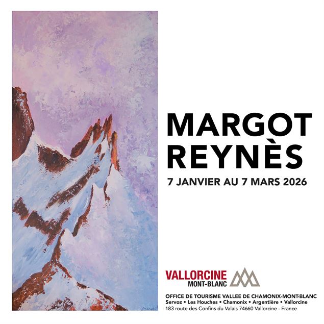 Exposition de peintures de montagne, Margot Reynès_Vallorcine - ot vallorcine