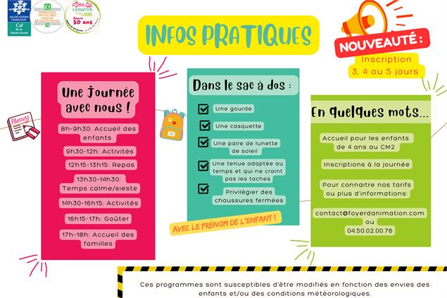 Semaine à thème au Foyer d'animation_Thônes - Foyer Animation