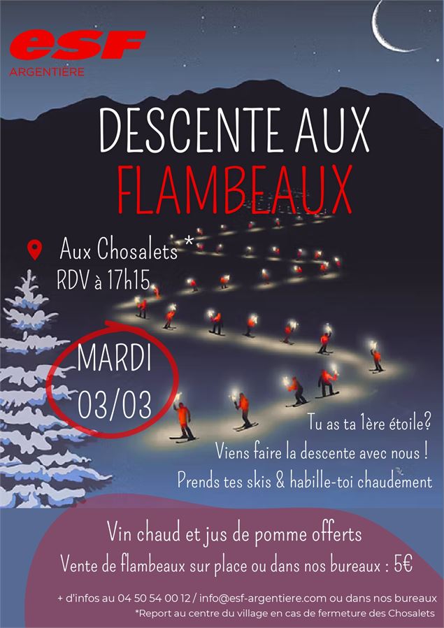 Descente aux flambeaux_Argentière