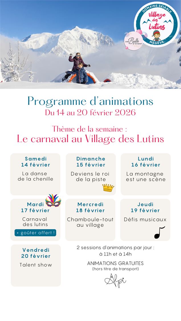 Animation au village des lutins_Megève - @DS Megève
