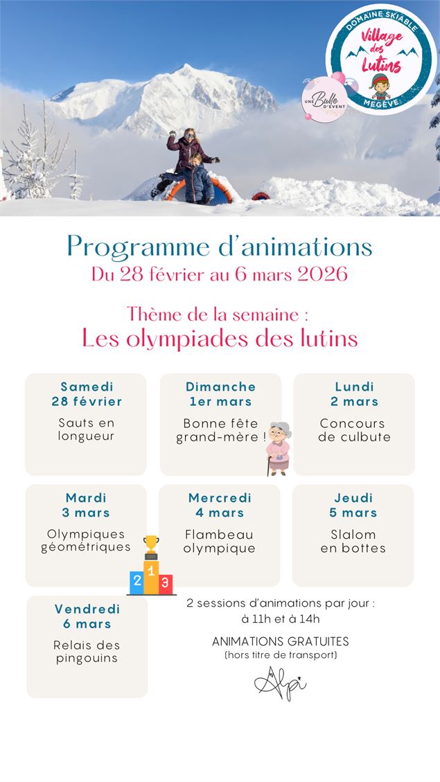 Animation au village des lutins_Megève - @DS Megève