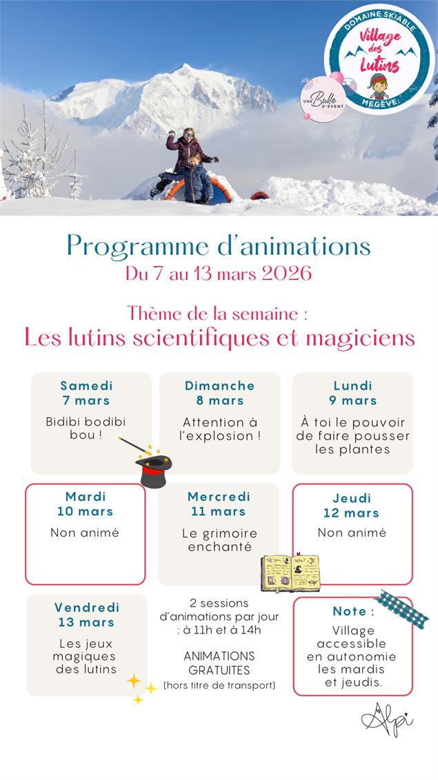 Animation au village des lutins_Megève - @DS Megève