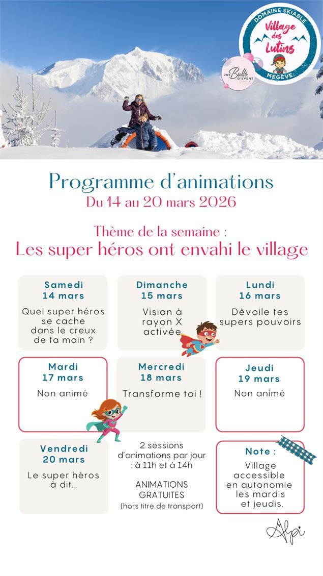 Animation au village des lutins_Megève - @DS Megève