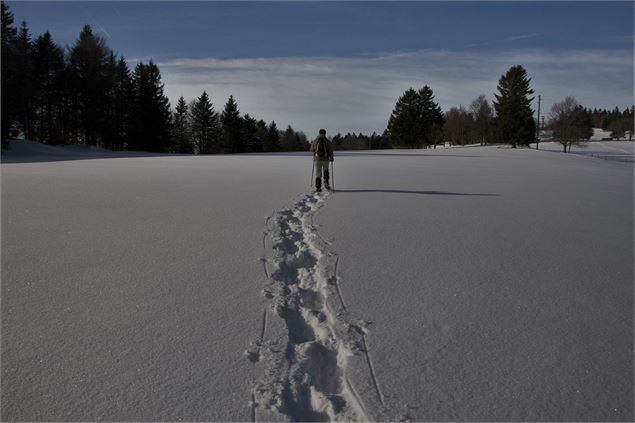 Randonnée nocturne en raquette à neige - Centre Montagnard de Lachat