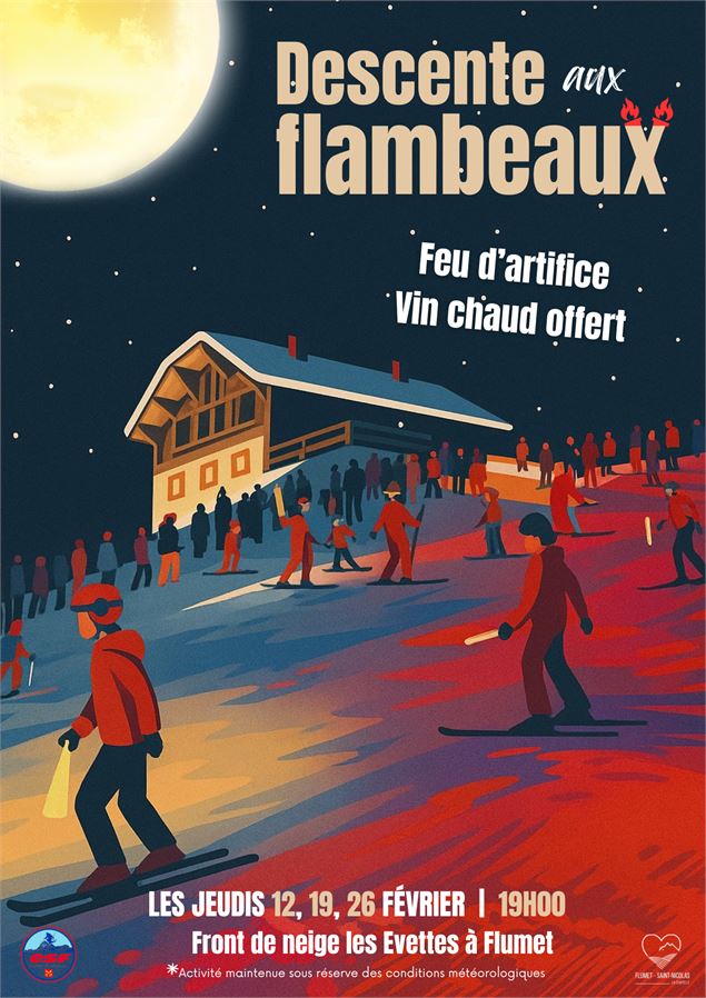 Descente aux flambeaux - OT Flumet/St Nicolas