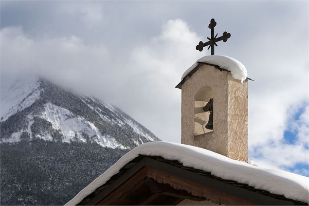 Bozel : chapelle Ste-Barbe, quartier des Tombettes - M.Pellicier
