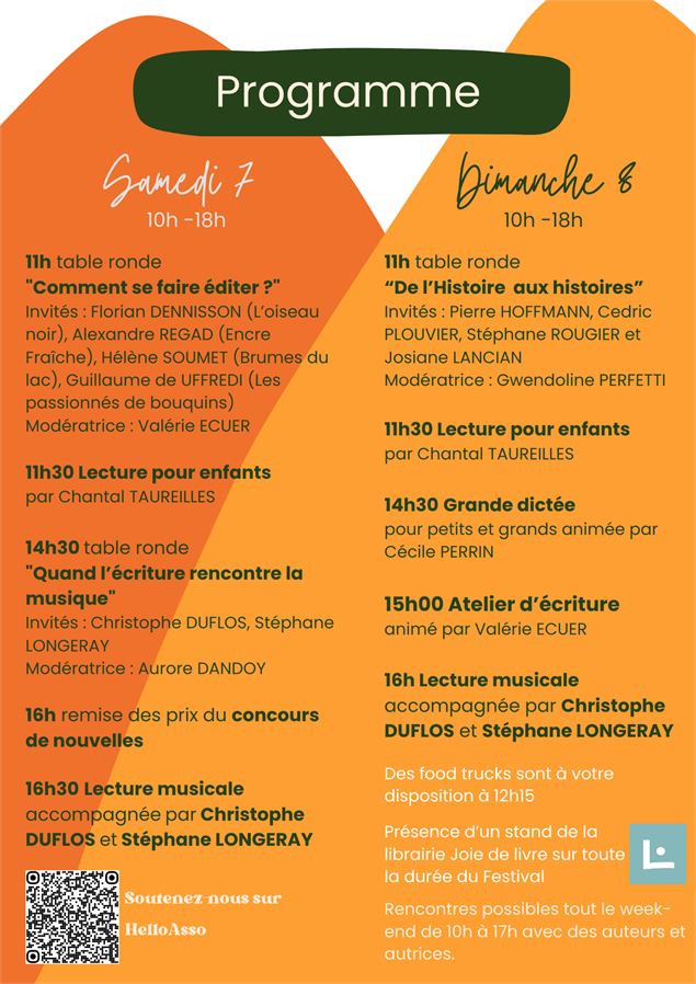 Festival d'écriture : entre Pages et Plumes - Association Les Evénements Littéraires de Veyrier