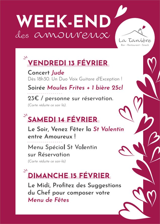 Weekend des Amoureux à la Tanière_Saint-Sigismond - CAMT