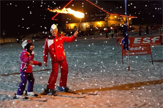 Descente aux étoiles - ESF La Chapelle d'Abondance