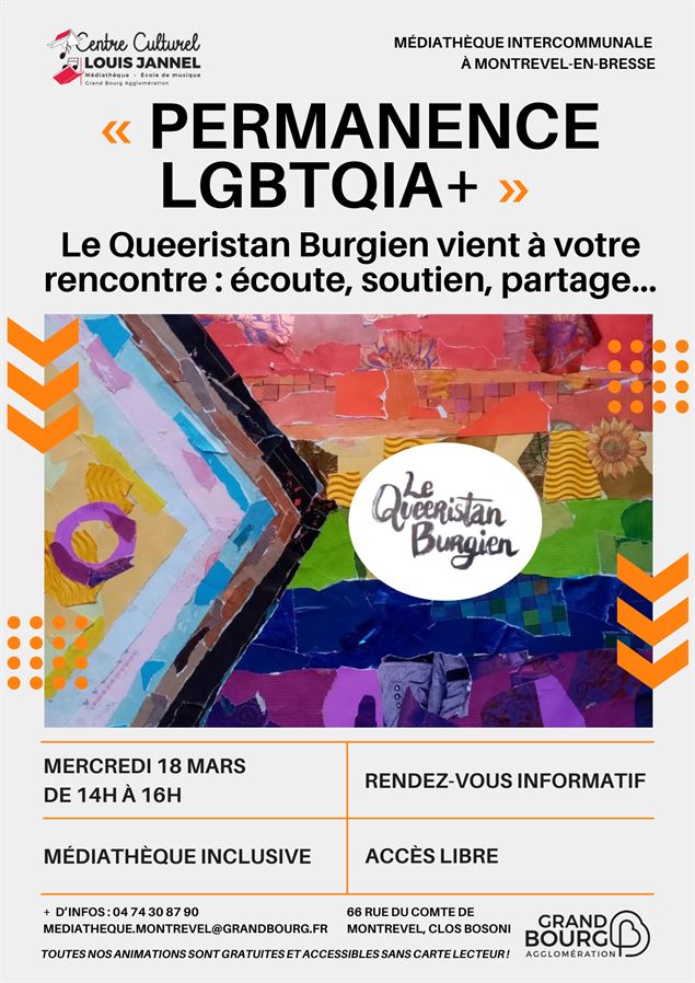 permanence LGBTQIA+ - Le Queeristan Burgien