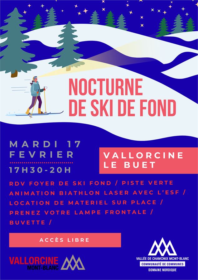 Ski de fond en nocturne Vallorcine_Vallorcine - vallorcine