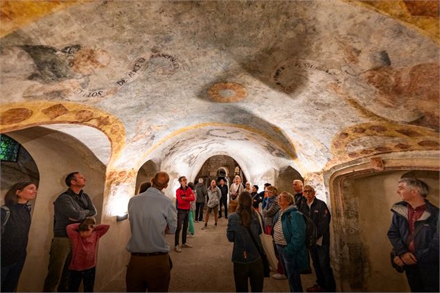 Crypte - église de Lémenc - Crédits : C. Haas - Grand Chambéry Alpes Tourisme