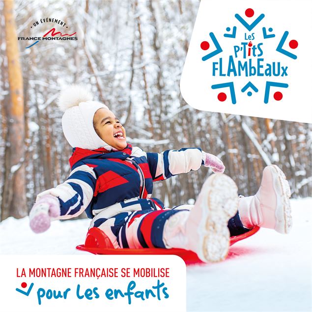 Descente aux flambeaux ESF nationale - les p'tits flambeaux_Les Saisies