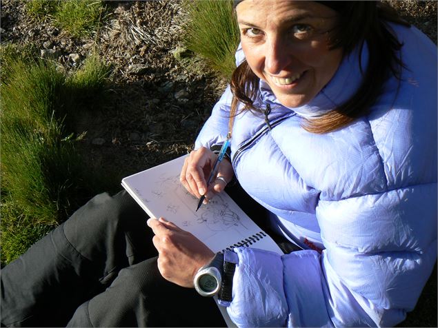 Exposition de Linday JAY - Aquarelles et Peintures à l'huile - Galerie d'art Barbara Thollot_Samoëns