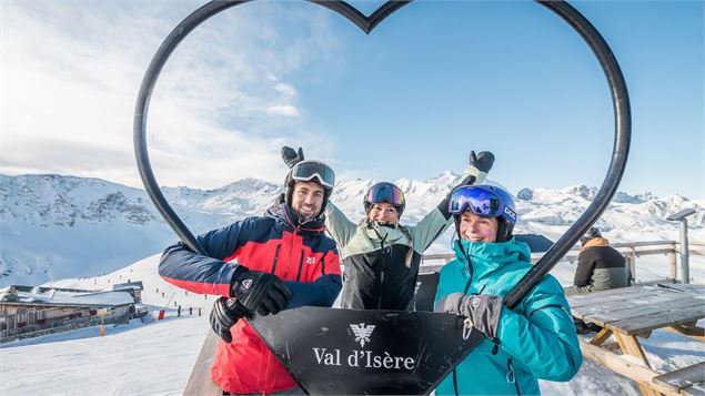 Cœur en haut de Bellevarde - Val d'Isère Tourisme