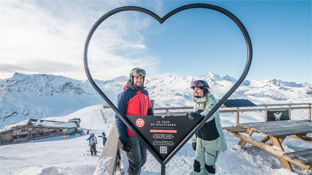 Cœur en haut de Bellevarde - Val d'Isère Tourisme