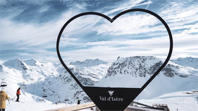 Cœur en haut de Bellevarde - Val d'Isère Tourisme