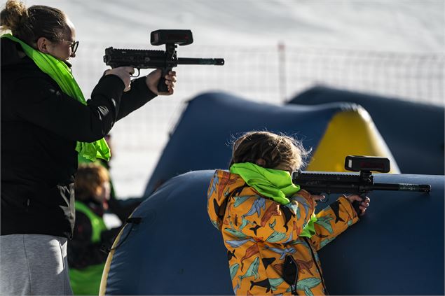 Laser game sur neige - Châtel Tourisme