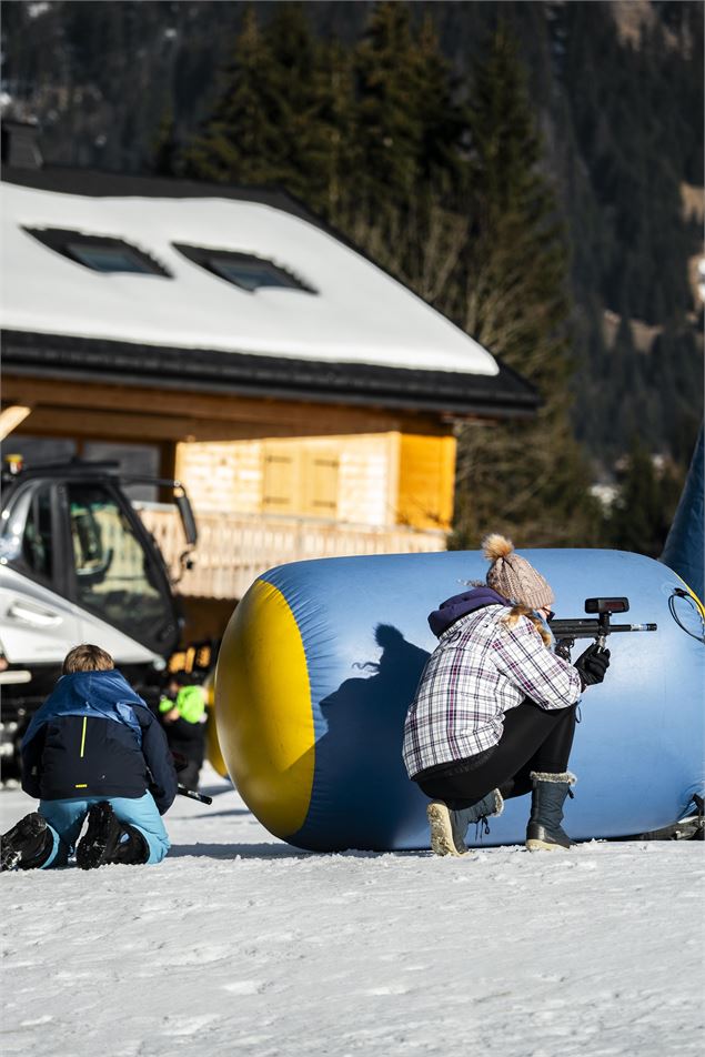 Laser game sur neige - Châtel Tourisme
