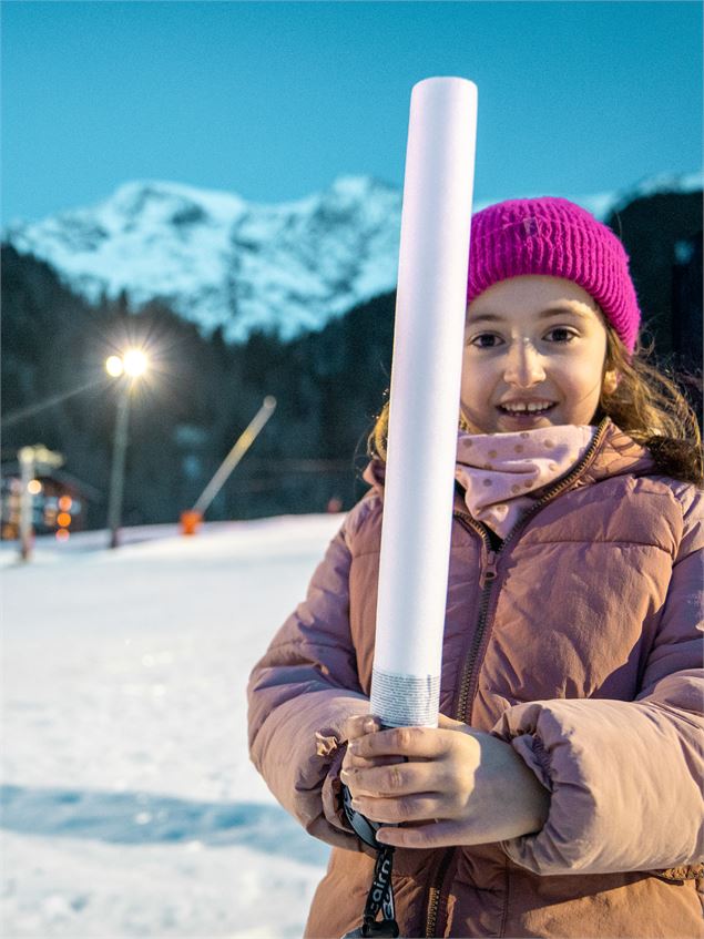 Les p'tits Flambeaux : descente aux flambeaux solidaire_Les Contamines-Montjoie