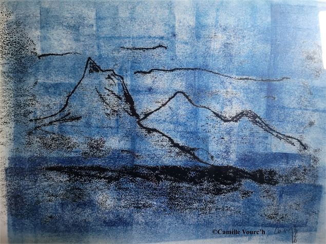 Montagne bleue - Camille Vourc'h