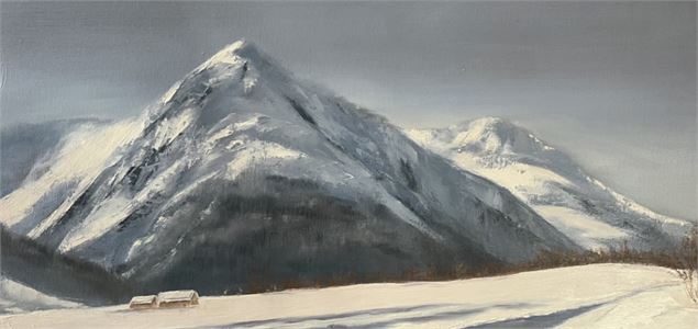 Paysage enneigé - Camille Vourc'h