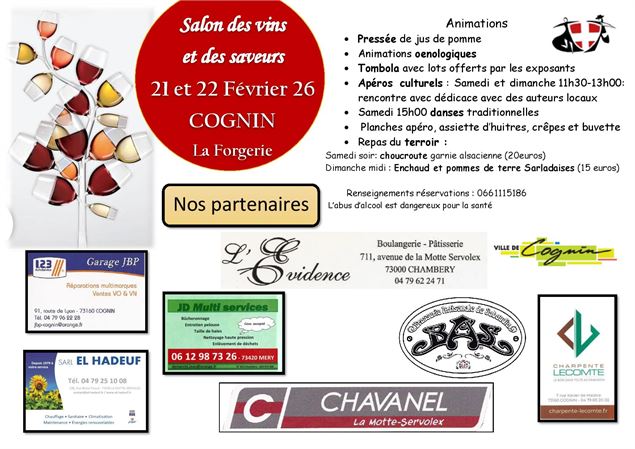 Salon des vins et saveurs de Cognin - 9ème édition_Cognin - Groupe d'art et traditions populaires de
