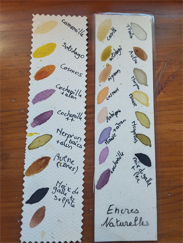 Nuancier encres - Marielle Lazzaroni